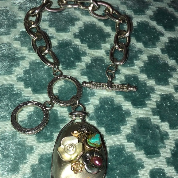 Vintage bracelet with natural stones - Picture 4 of 6